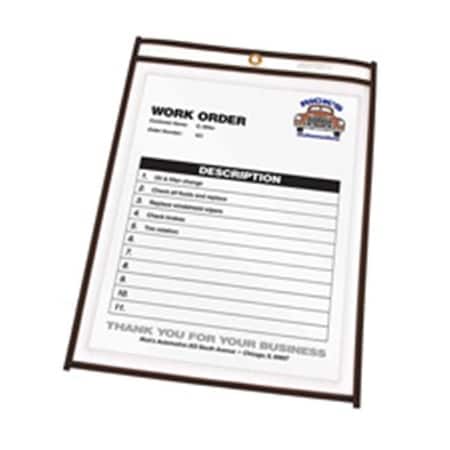 C-Line Products C-Line Products- Inc. CLI46912 Shop Ticket Holder- Stitched- 9in.x12in.- Clear Vinyl CLI46912